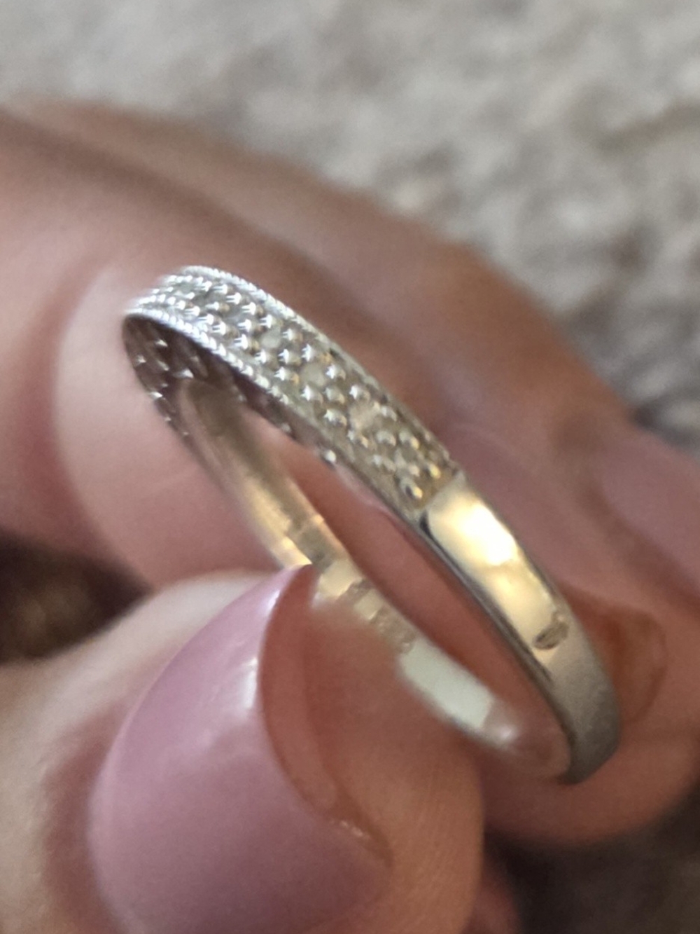 Authentic Judith Ripka 925 Sterling Silver CZ & Cable Stacking Bands (set of 3) - Picture 6 of 9
